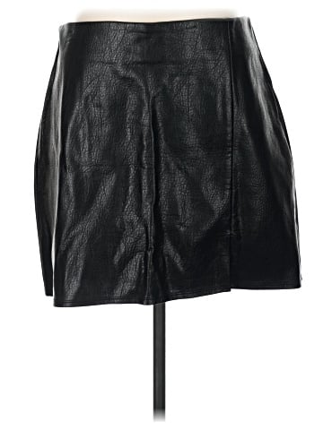 Old Navy Faux Leather Skirt (view 1)