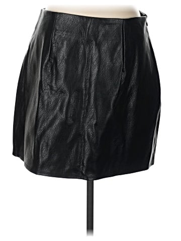 Old Navy Faux Leather Skirt (view 2)