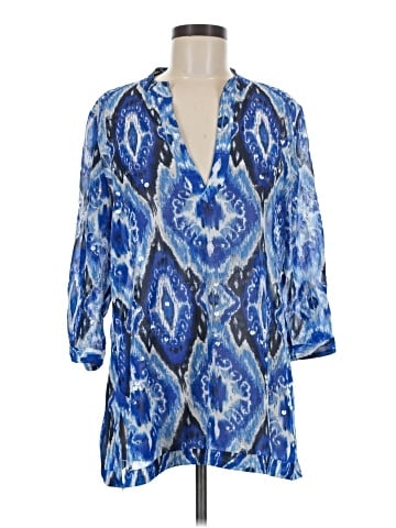 Black Label by Chico's 3/4 Sleeve Blouse (view 1)