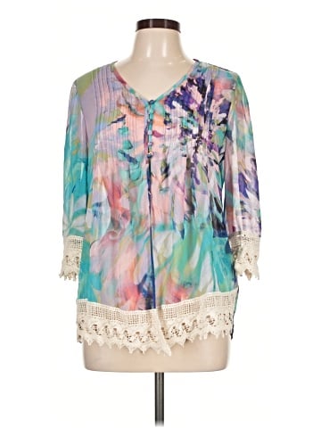 Adiva 3/4 Sleeve Blouse (view 1)