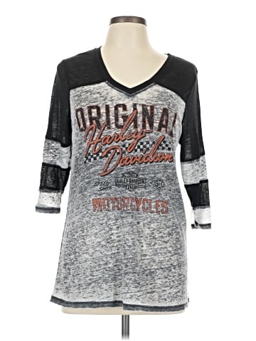 Harley Davidson 3/4 Sleeve T-Shirt (view 1)