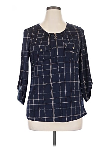 Perseption Concept 3/4 Sleeve Blouse (view 1)