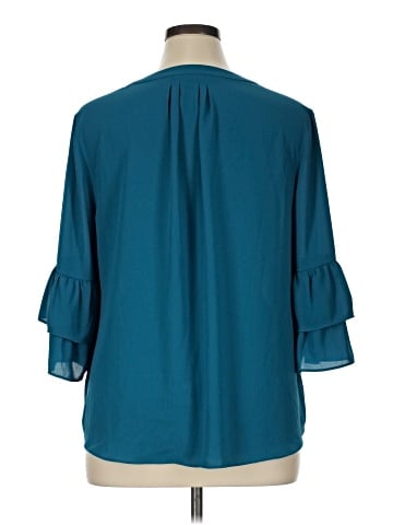 Roz & Ali 3/4 Sleeve Blouse (view 2)