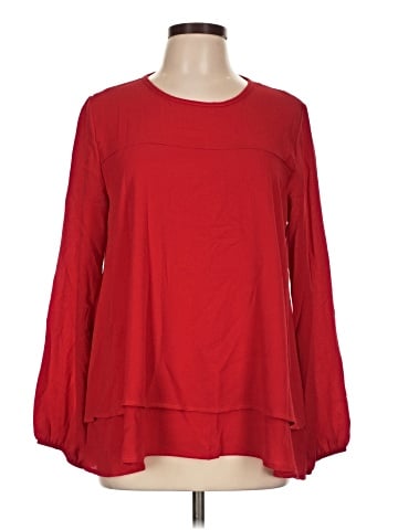 2 Hearts Long Sleeve Blouse (view 1)