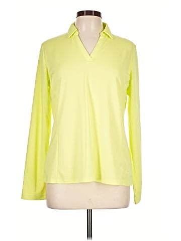 Lady Hagen Long Sleeve Polo (view 1)