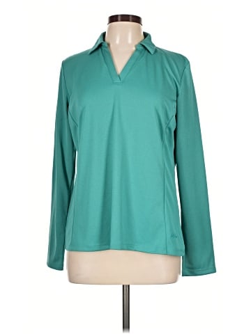 Lady Hagen Long Sleeve Polo (view 1)