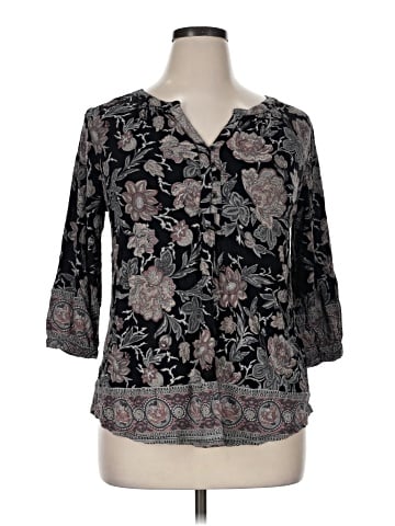 Lucky Brand 3/4 Sleeve Blouse (view 1)