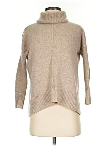 Aqua Cashmere Pullover Sweater (view 1)