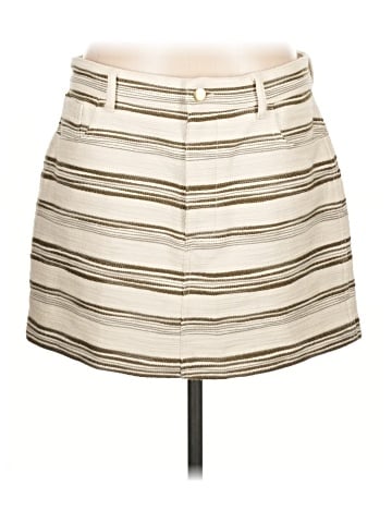Madewell Mini Skirt in Striped Tweed (view 1)
