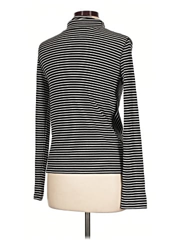 Madewell Ribbed Turtleneck Tee in Stripe (view 2)