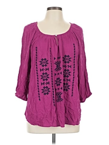 New Directions 3/4 Sleeve Blouse (view 1)