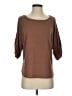 Max Studio Brown 3/4 Sleeve T-Shirt Size S - photo 1