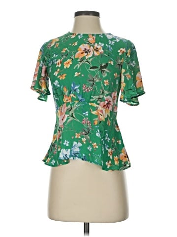 Ann Taylor LOFT Short Sleeve Blouse (view 1)