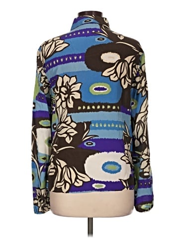 Escada Long Sleeve Silk Top (view 2)