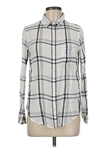 American Eagle Outfitters Long Sleeve Button-Down Shirt (view 1)