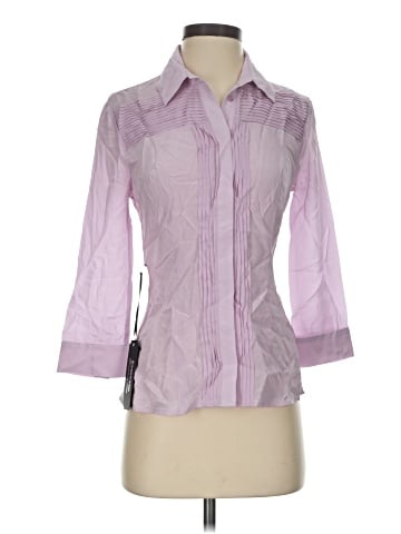 Bebe 3/4 Sleeve Silk Top (view 1)