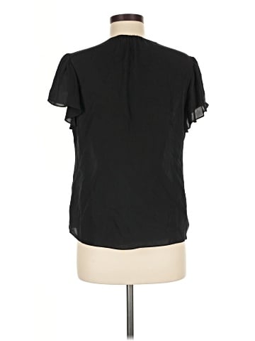 Rebecca Taylor Short Sleeve Silk Top (view 2)