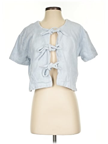 Terry Short Sleeve Blouse (view 1)