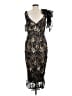 Mac Duggal 100% Polyester Black Cocktail Dress Size 6 - photo 2