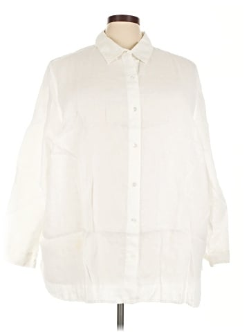 J.Jill 3/4 Sleeve Button-Down Shirt (view 1)