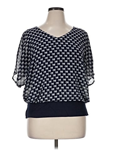CAbi Short Sleeve Blouse (view 1)
