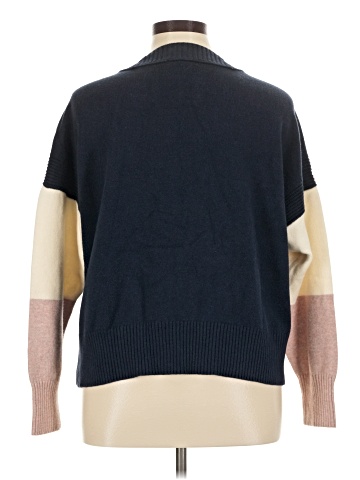 Madewell Colorblock Charleston V-Neck Pullover Sweater (view 2)
