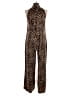 Cato Animal Print Brown Jumpsuit Size 14 - 16 - photo 2
