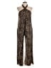 Cato Animal Print Brown Jumpsuit Size 14 - 16 - photo 1