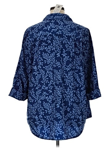 Only Necessities 3/4 Sleeve Button-Down Shirt (view 2)