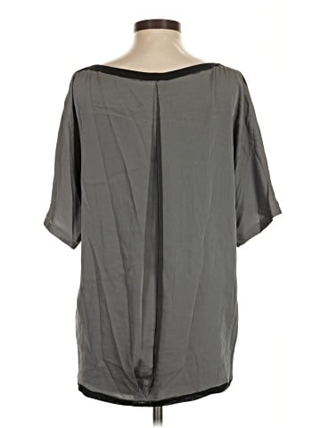 Rag & Bone Short Sleeve Silk Top (view 2)