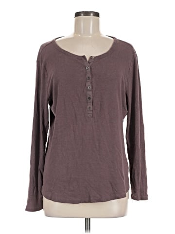 Maurices Long Sleeve Henley (view 1)