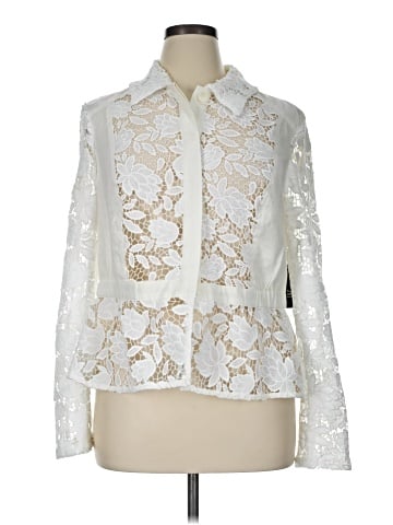 INC International Concepts Long Sleeve Blouse (view 1)