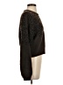 Nude Animal Print Brown Wool Pullover Sweater Size XS - photo 4