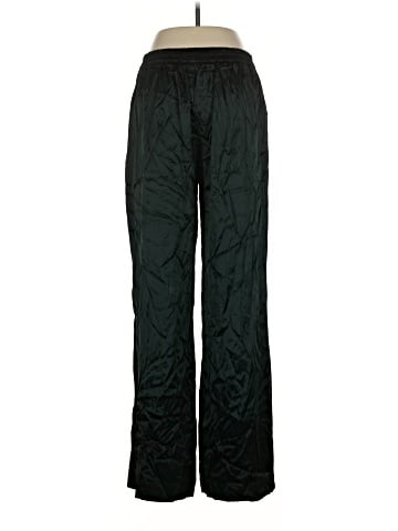 Madewell Pull-On Straight Pants in Stretch Satin (view 2)
