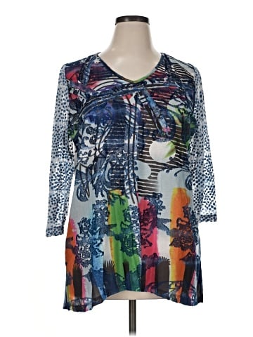 Ali Miles 3/4 Sleeve Blouse (view 1)
