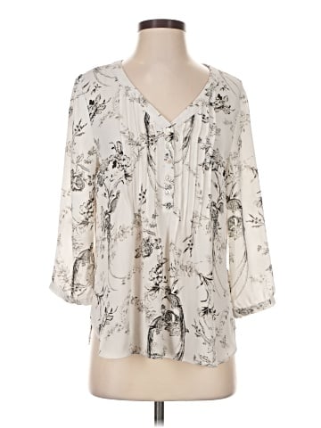 Rose + Olive 3/4 Sleeve Blouse (view 1)
