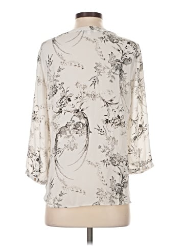 Rose + Olive 3/4 Sleeve Blouse (view 2)