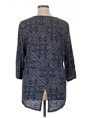Lucky Brand 3/4 Sleeve Blouse (view 2)