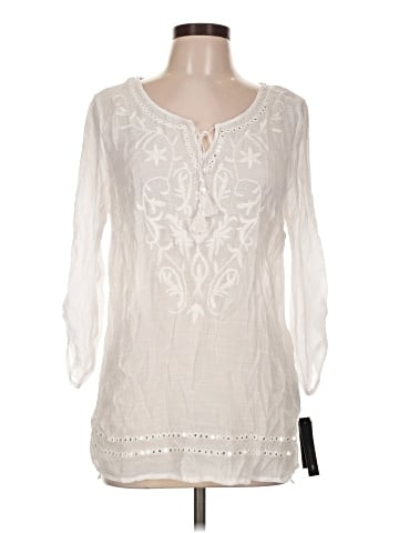 AB Studio 3/4 Sleeve Blouse (view 1)