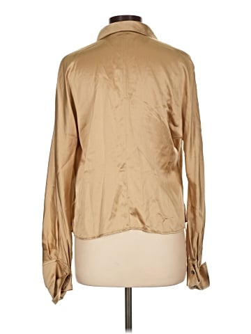 Ralph Lauren Long Sleeve Silk Top (view 2)