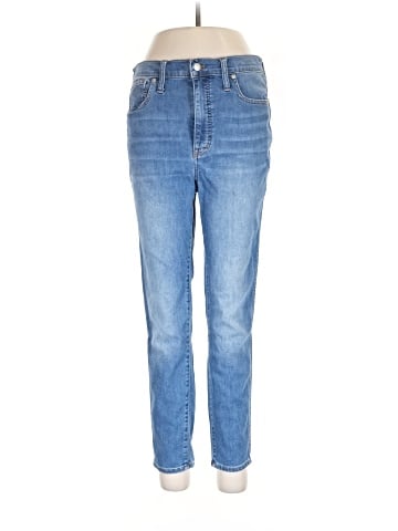 Madewell 10" High-Rise Skinny Crop Jeans in Welling Wash: Summerweight Edition (view 1)