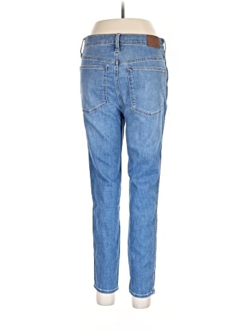 Madewell 10" High-Rise Skinny Crop Jeans in Welling Wash: Summerweight Edition (view 2)