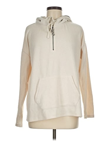 Hem & Thread Pullover Hoodie (view 1)