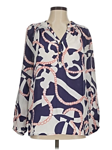 Lilly Pulitzer Long Sleeve Silk Top (view 1)