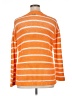 Talbots 100% Cotton White Orange Pullover Sweater Size XL - photo 2