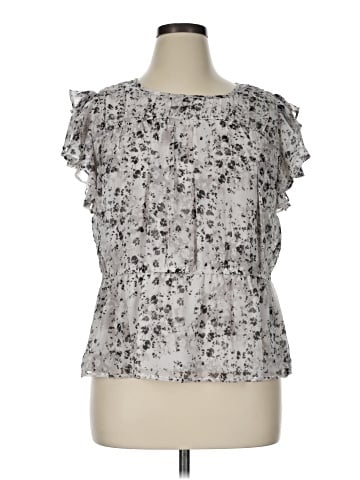 Simply Vera Vera Wang Short Sleeve Blouse (view 1)