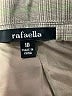 Rafaella Plaid Gray Blazer Size 10 - photo 3