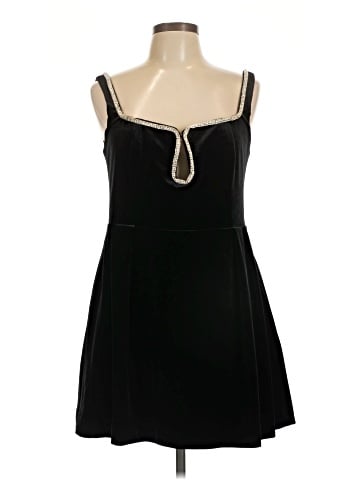 Self-Portrait Velvet Mini Dress (view 1)
