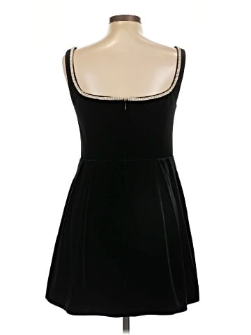 Self-Portrait Velvet Mini Dress (view 2)