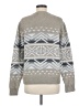 Old Navy Chevron-herringbone Gray Pullover Sweater Size M - photo 2